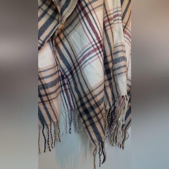 Woolrich One Size Womens Luxe Soft Warm Cozy Blanket Shawl Wrap Sienna Plaid - Picture 4 of 7